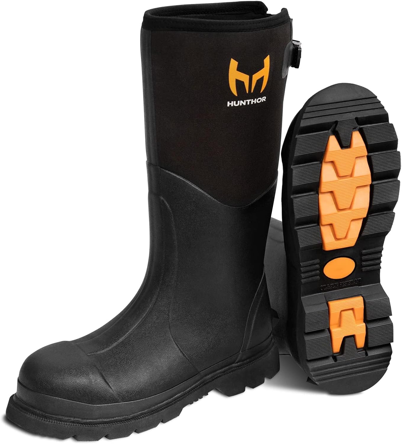 Botas trabajo goma acero impermeables neopreno talla 6-14