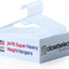 Perchas plástico resistente colgador blanco pack 24