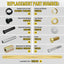 Kit bloques eje buje Polaris Sportsman 400-800 03-10