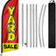 Kit bandera 8ft con poste y punta tierra para venta garage