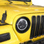 Cubierta biseles faros negro mate soporte Jeep Wrangler TJ