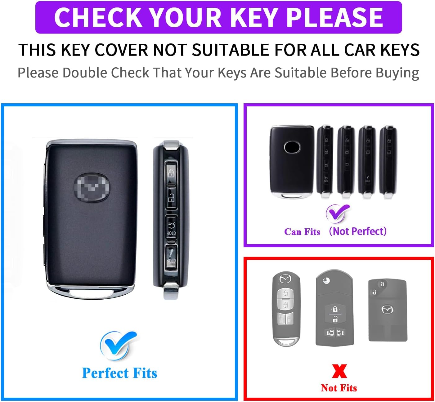 2 Pzas Funda silicona llavero Mazda 3 6 Cx-5 Cx-50 19-25