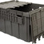 Caja plástico apilable con tapa 50