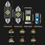 24 Pzas Luces LED Interiores Coche Kit Bombillas Brillantes