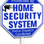 Letrero seguridad patio 10x28 metal con estaca