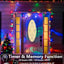 200 Luces LED Navidad Multicolor 75.8ft Exteriores e Interiores