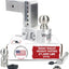 Enganche remolque aluminio anti-balanceo 3-6pulg 21000lb 2