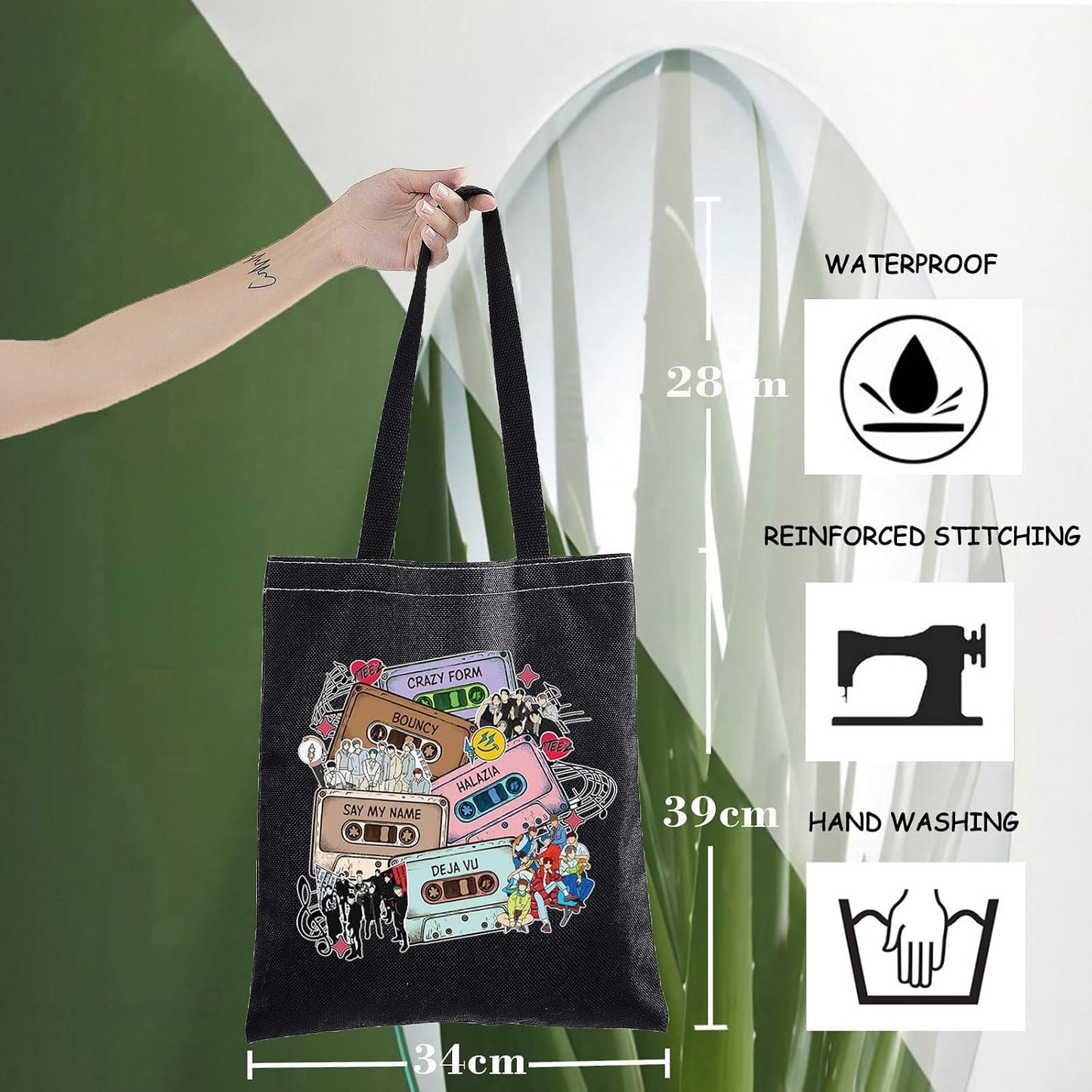 Bolsa reutilizable para fanáticos K-POP