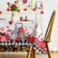 Mantel cuadros buffalo negro 60x84pulg gnomos y camiones