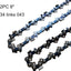 2 Cadenas motosierra 8" para Black Decker LPP120B