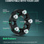 4 Adaptadores Rueda 5x100 a 5x114.3 para Camry Celica