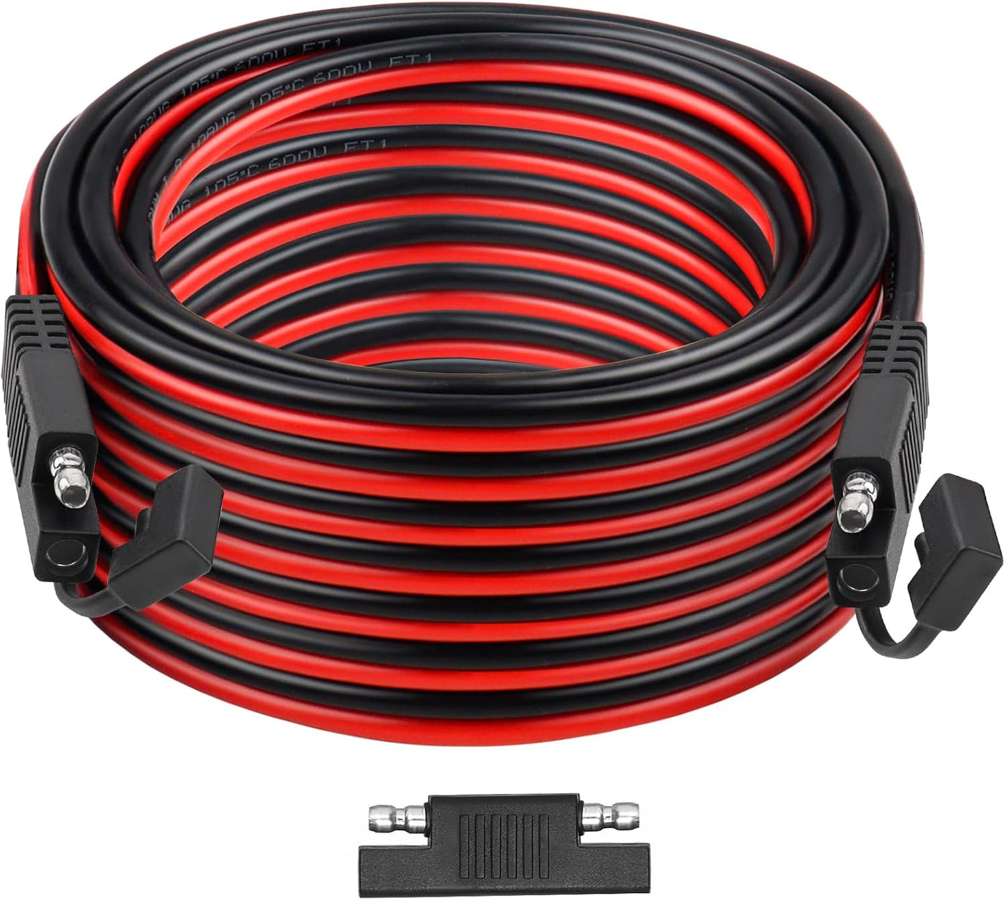 Cable extensión SAE 50ft 10AWG alambre cobre estañado
