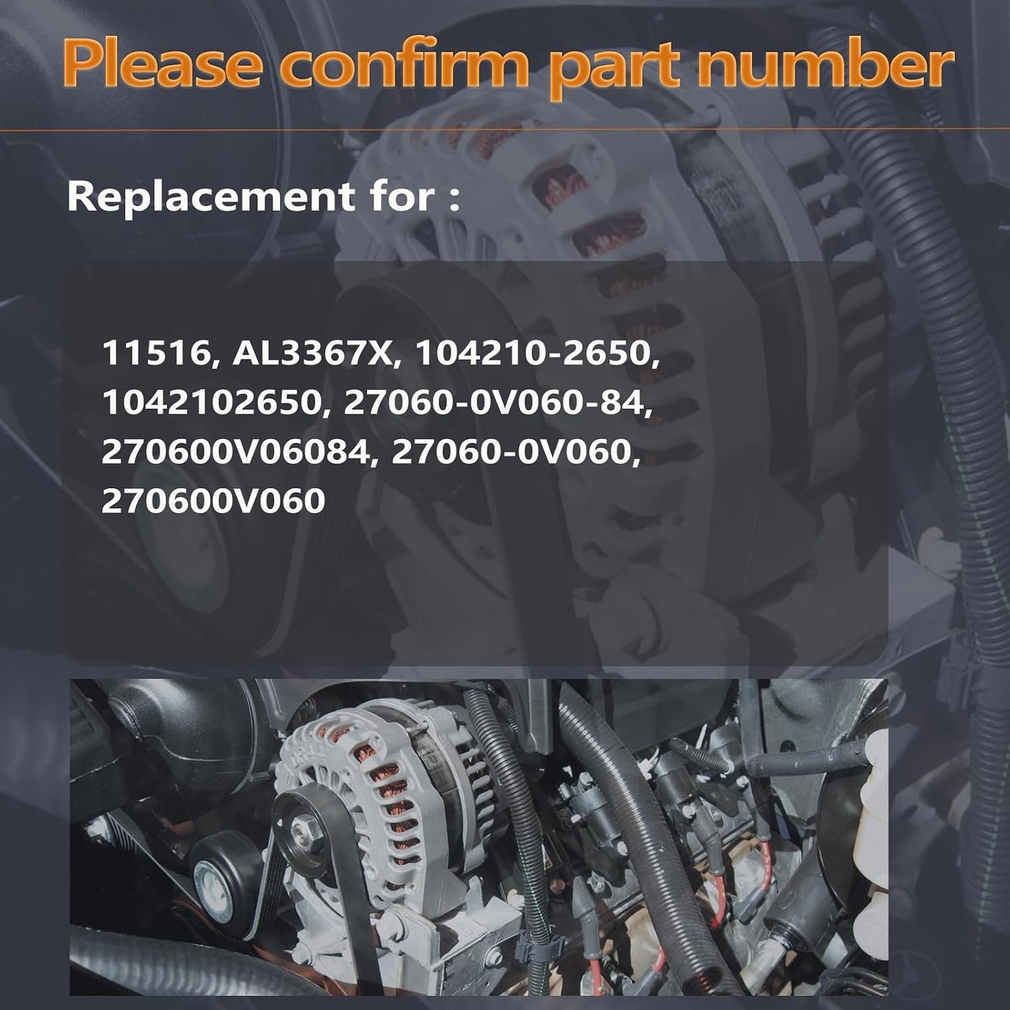 Alternador comp Toyota Camry 2.5L 10-11