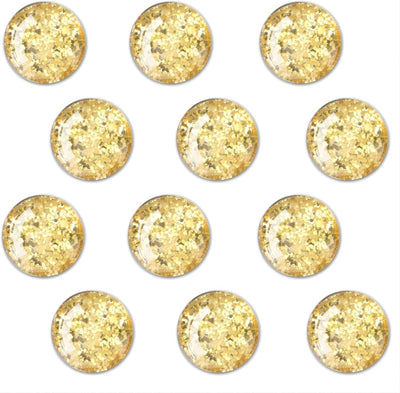 Set 12 imanes cristal para nevera pizarra blanca oficina cocina