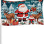Bandera Navidad 3x5ft doble cara poliéster jardín patio