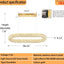 Lámpara araña anillo ovalado LED 31.5" luz regulable dorado