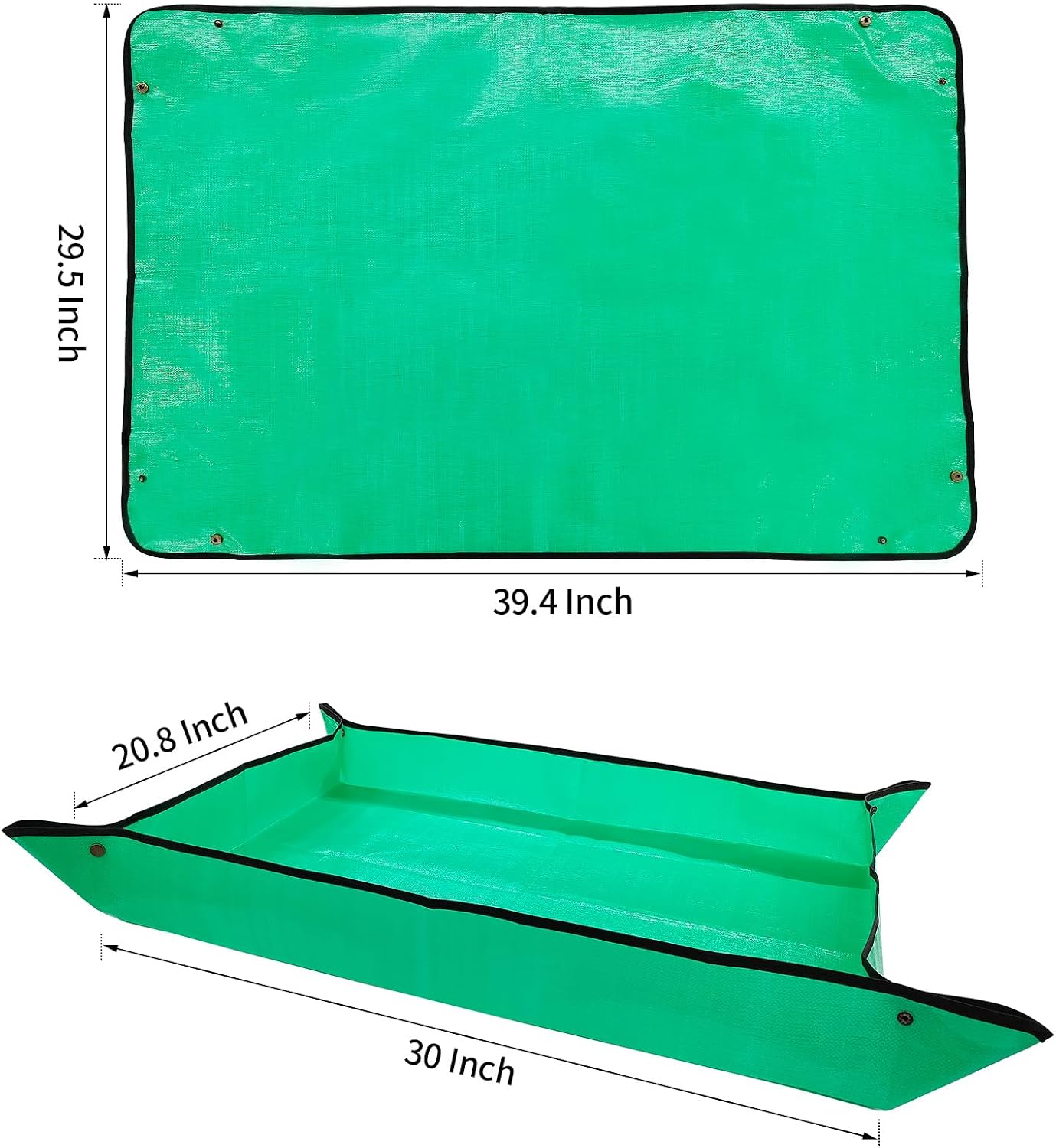 Tapete trasplante suculentas 29.5x39.4pulg impermeable plegable
