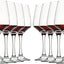 Set 8 Copas Vino 12oz Cristal Transparente Sin Plomo