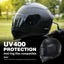 Visor casco motocicleta FG-17 FG-ST IS-17 HJ20M Negro