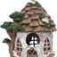 Casa pájaros resina exterior decorativa jardín resistente agua