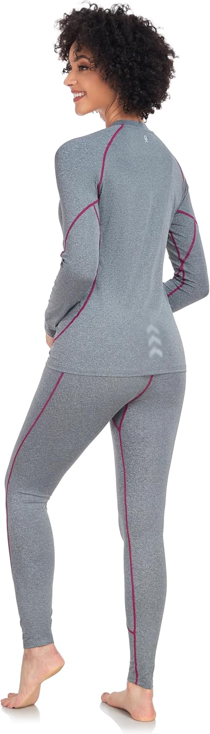 Conjunto ropa interior térmica mujer invierno transpirable