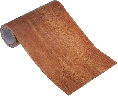 Cinta reparación madera textura realista autoadhesiva caoba