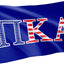 Bandera Pi Kappa patrón lucio 3x5ft letrero decorativo
