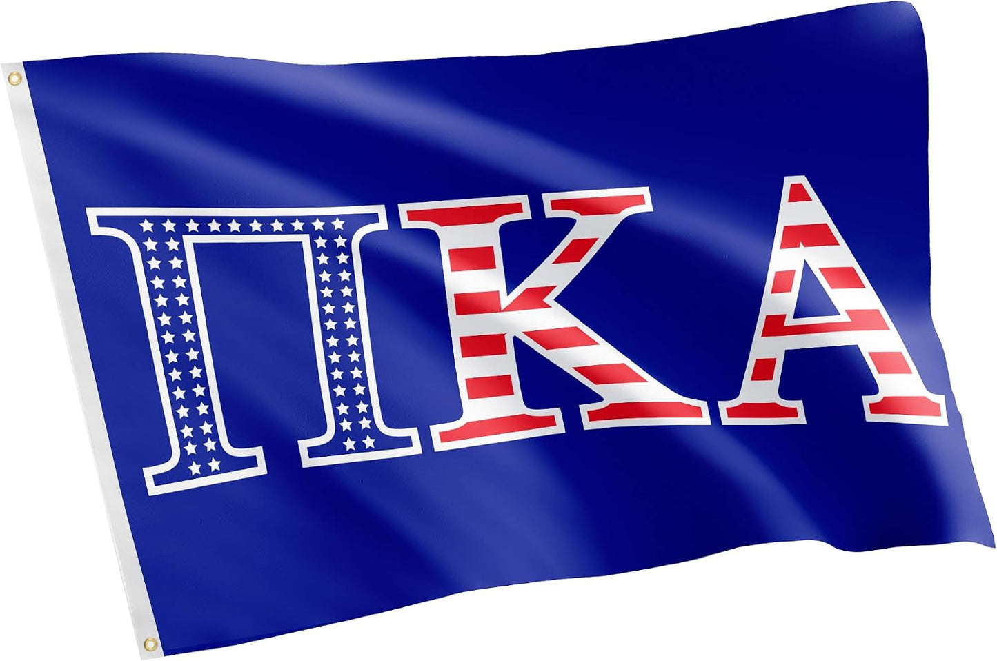 Bandera Pi Kappa patrón lucio 3x5ft letrero decorativo