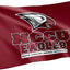 Bandera NCCU 3x5pies tela poliéster interiores/exteriores
