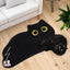 Alfombra baño gato 35x20" suave antiderrap