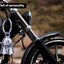 Campana ángel para motociclista negro