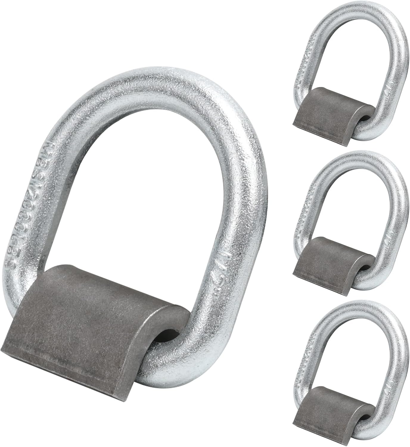Anillo D soldadura resistente 1/2" para remolques