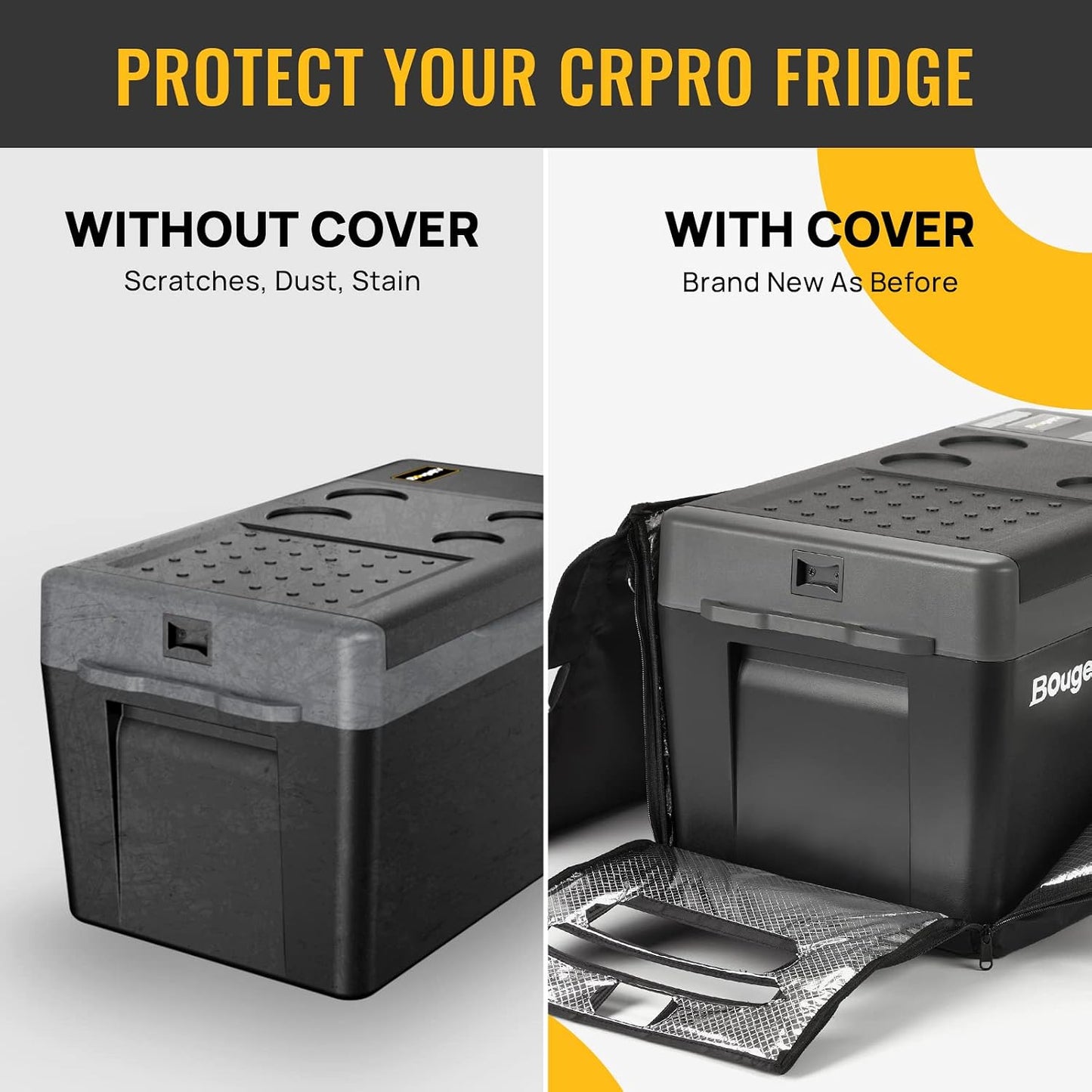 Funda aislada 21qt para refrigerador CRPRO 12V portátil