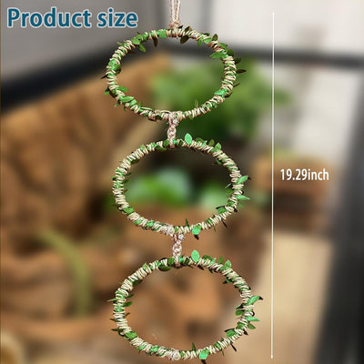 Anillos escalada pitón bola ramas y ropa cama