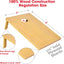 Set Cornhole bambú 8 bolsas frijoles estuche transporte