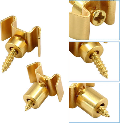 4 Pzas Árboles Cuerda Guitarra Metal Guía Retenedor S Color Dorado