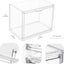 Caja acrílico plástico transparente con tapa magnética