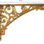 Soporte estante latón antiguo decorativo 6pulg pack 4