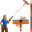 Kit limpieza ventanas 26ft escobilla 14pulg 2en1 poste extensión