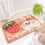 Alfombras baño rosas 31.5x19.7pulg antideslizantes lavables