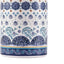 Tarro cerámica Talavera azul hermético para café té especias