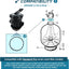 Junta tórica GMX600F comp filtros Hayward S140T