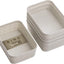 Cesta yute trenzada pack 5 natural diseño elegante