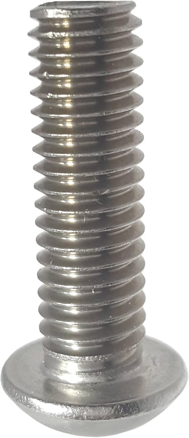 Tornillos cabeza botón 3/8-16x1/2pulg acero inox 18-8