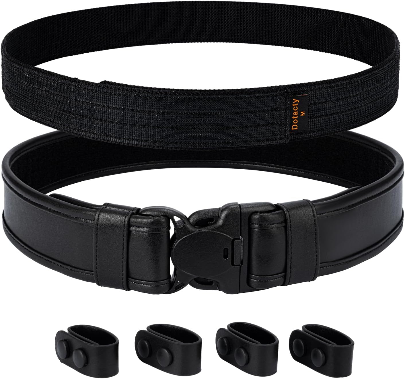 Cinturón exterior loop tri-release 4 keepers negro