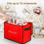 Caja almacenamiento adornos navideños 72pzas