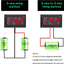2 Pzas Voltímetro Digital 0-30V para Auto y Moto
