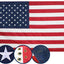 Bandera EE.UU. 5x8ft multiusos con ojales latón