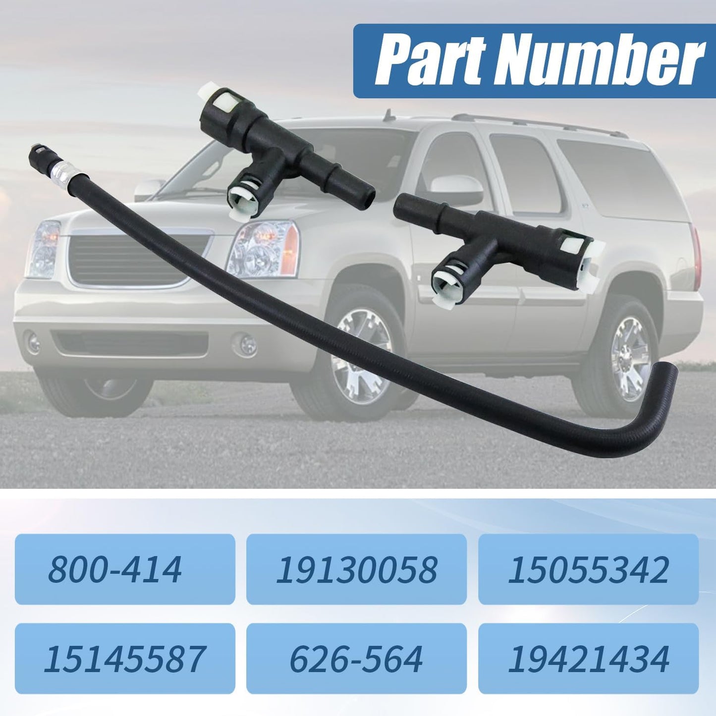 Manguera calentador HVAC comp Tahoe Suburban GMC Yukon 00-06