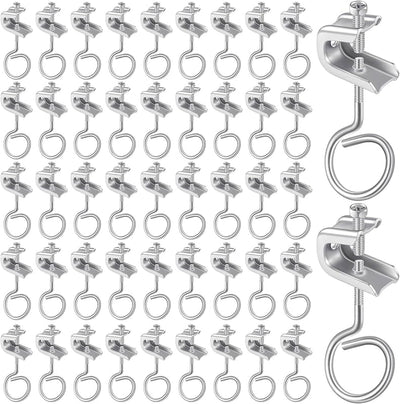 50 Abrazaderas Viga Acero C 1/4x20 Anillos Metálicos